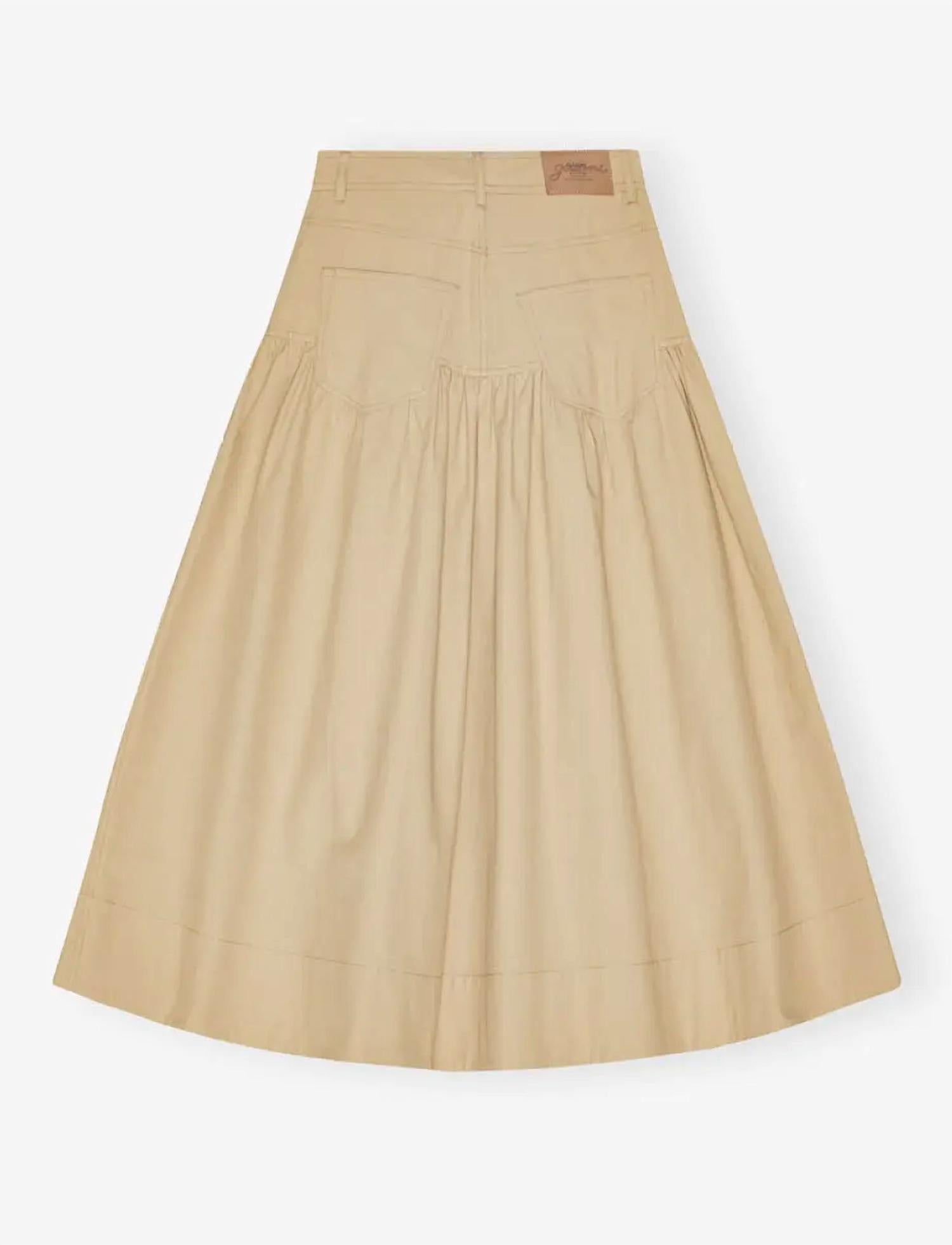Ganni - Classic Summer Suiting Long Skirt