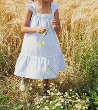 Marie Puce - Gingham Buttoned Dress