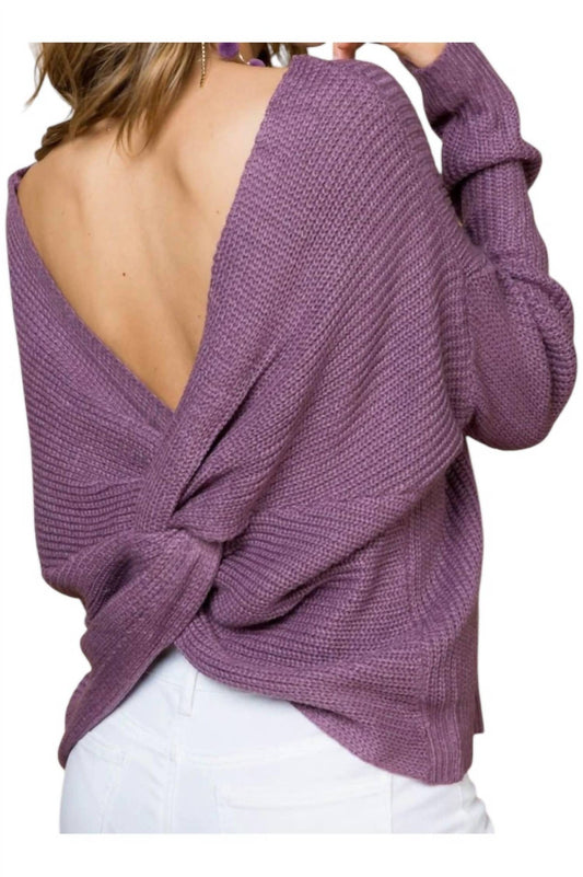 Main Strip - A Twist Sweater