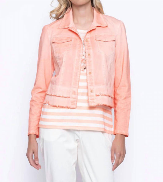 Picadilly - Button-front special dyed jacket