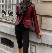 Lamarque - Valentina Micro Leather Blazer