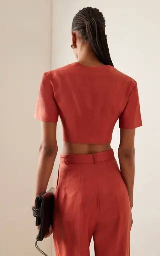 Matthew Bruch - Apron Crop Top