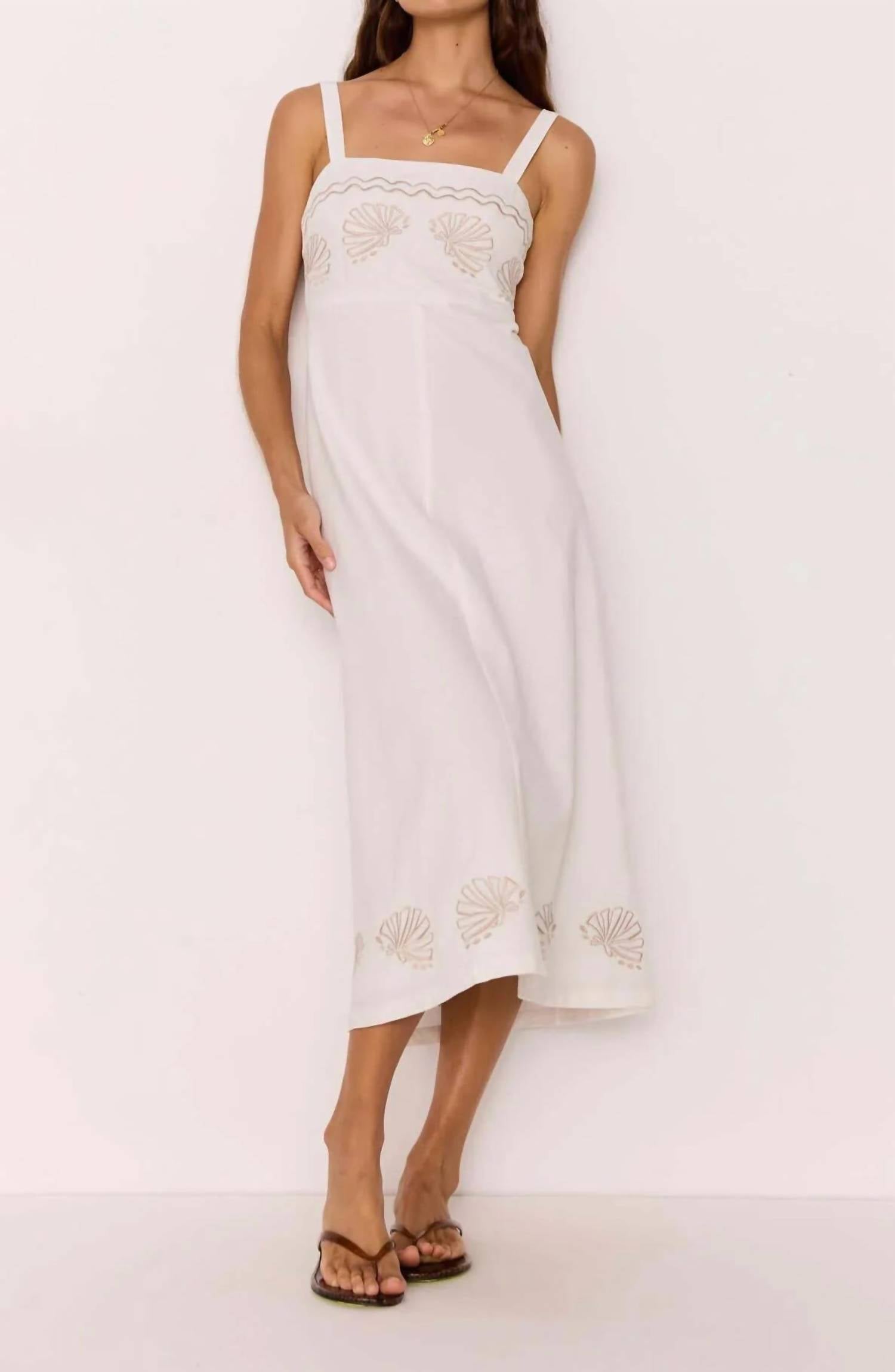Minkpink - Hera Embroidered Midi Dress
