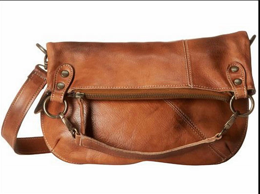 Bedstu - Tahiti Distressed Leather Messenger Bag