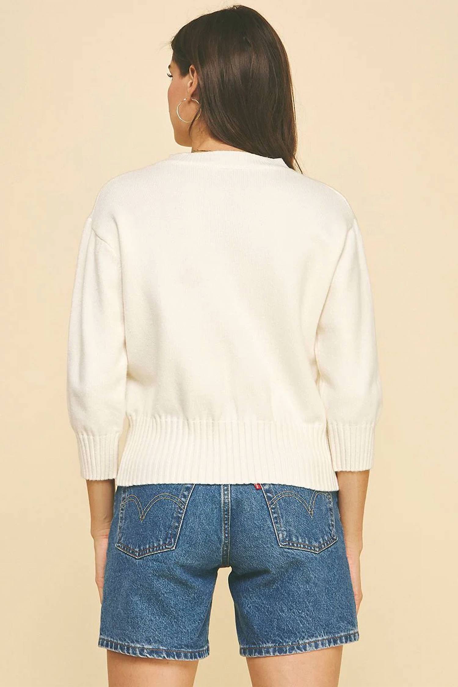 Pinch - Love Letter Embroidered Sweater