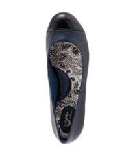 Softwalk Women's Napa Ballet Flats in navy - women's flats - view 5