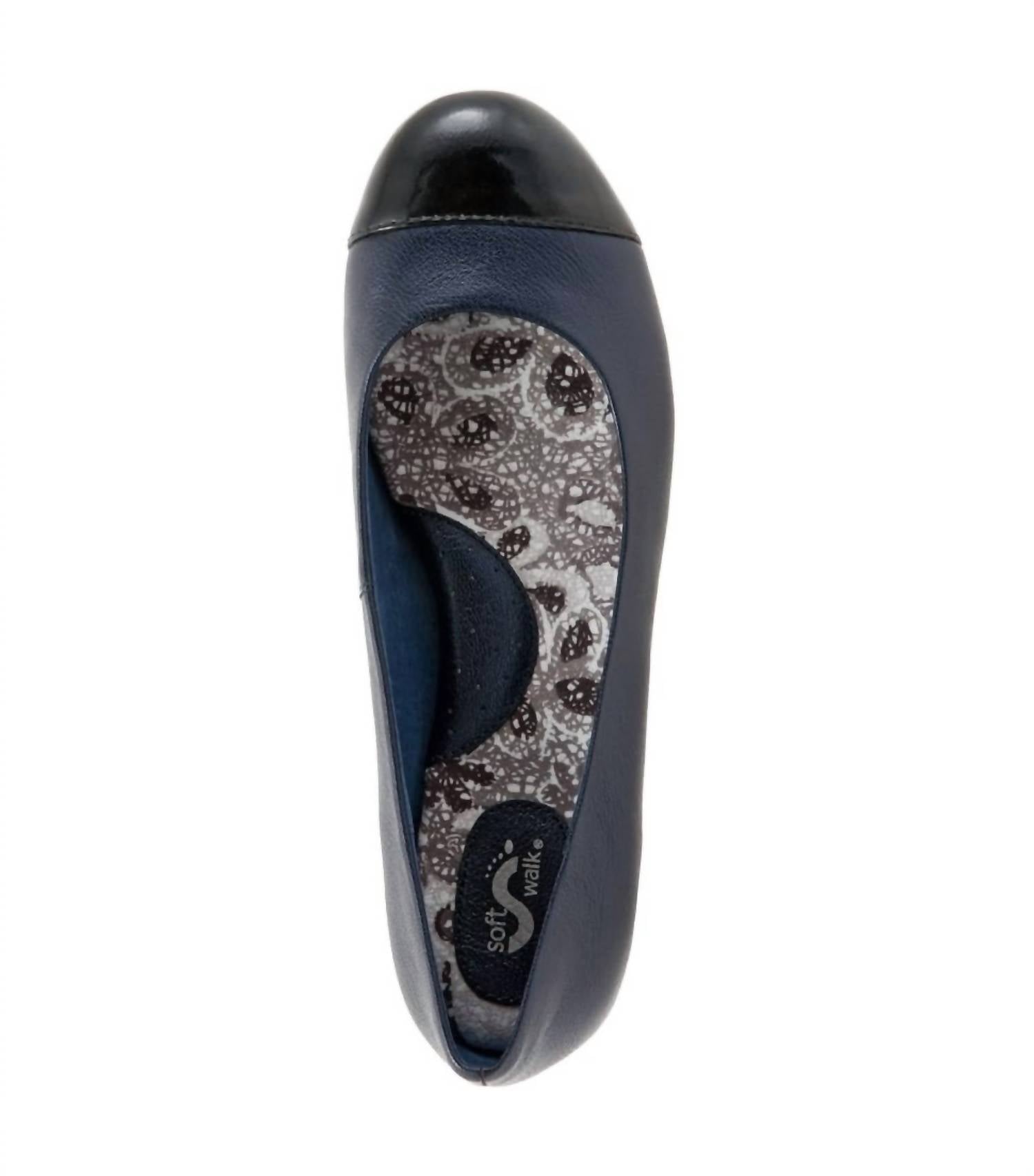 Softwalk Women's Napa Ballet Flats in navy - women's flats - view 5