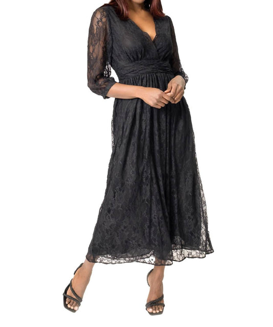 Area Stars - Bette V-neck Midi Dress