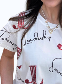Queen Of Sparkles - Licensed Junior League Custom Tee