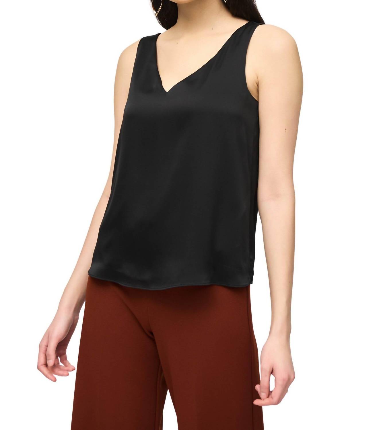 Joseph Ribkoff - SATIN SLEEVELESS TOP