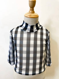 Beauts & Beaus - Boys Checkered Mesh Kids Top