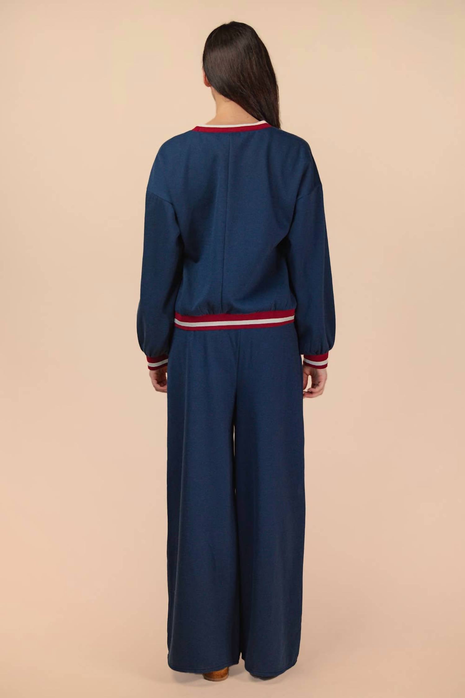 Very J - Color Band Detail Comfy Set