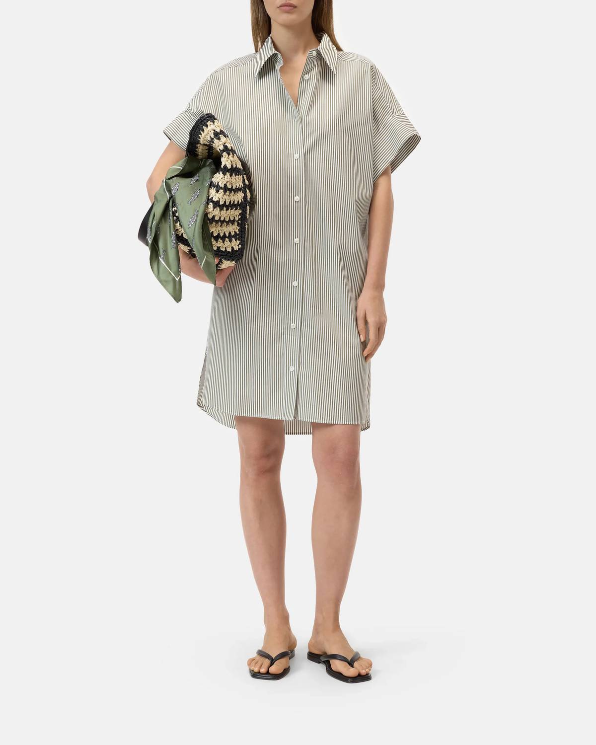 Closed - Striped Shirt Dress