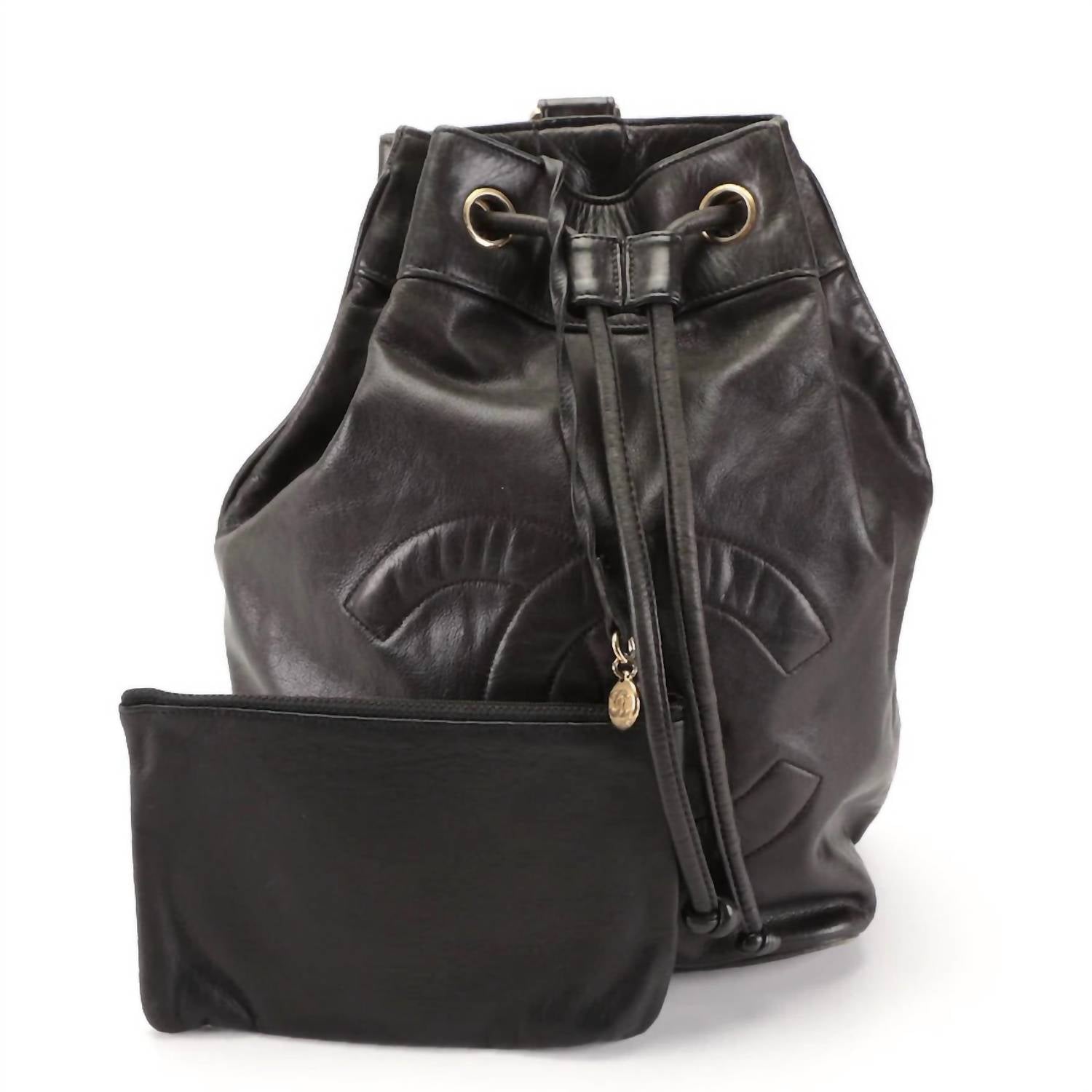 Chanel - Drawstring Sling Backpack
