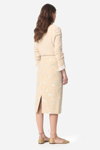Vanessabruno - Gabriella Floral Jacquard Pencil Skirt