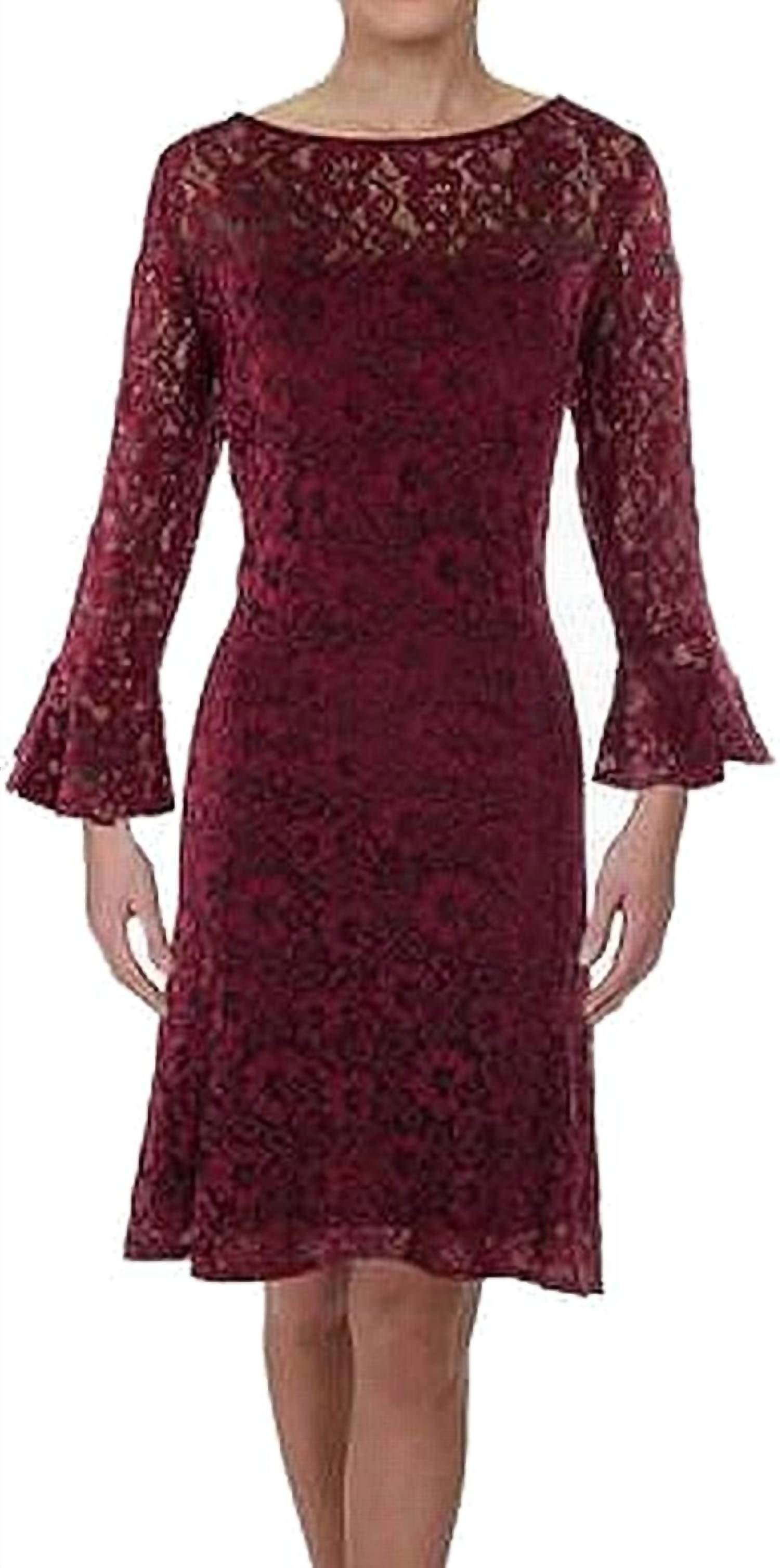 American Living - Women's Ruffled Lace Dress