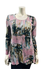 Variations - Women's Impressionistic Cityscape Top