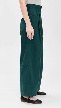 RACHEL COMEY Coxsone High-waisted Trouser in dark juniper - women's pants - alternate view
