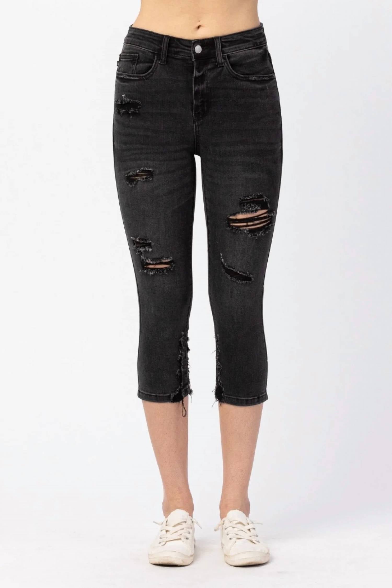 Judy Blue - Charlotte High Waist Skinny Capri