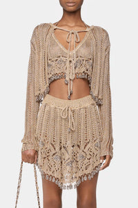 Rabanne - Crochet Knit Cardigan