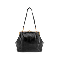 Like Dreams - Women's Miette Faux Croc Top Handle Clutch