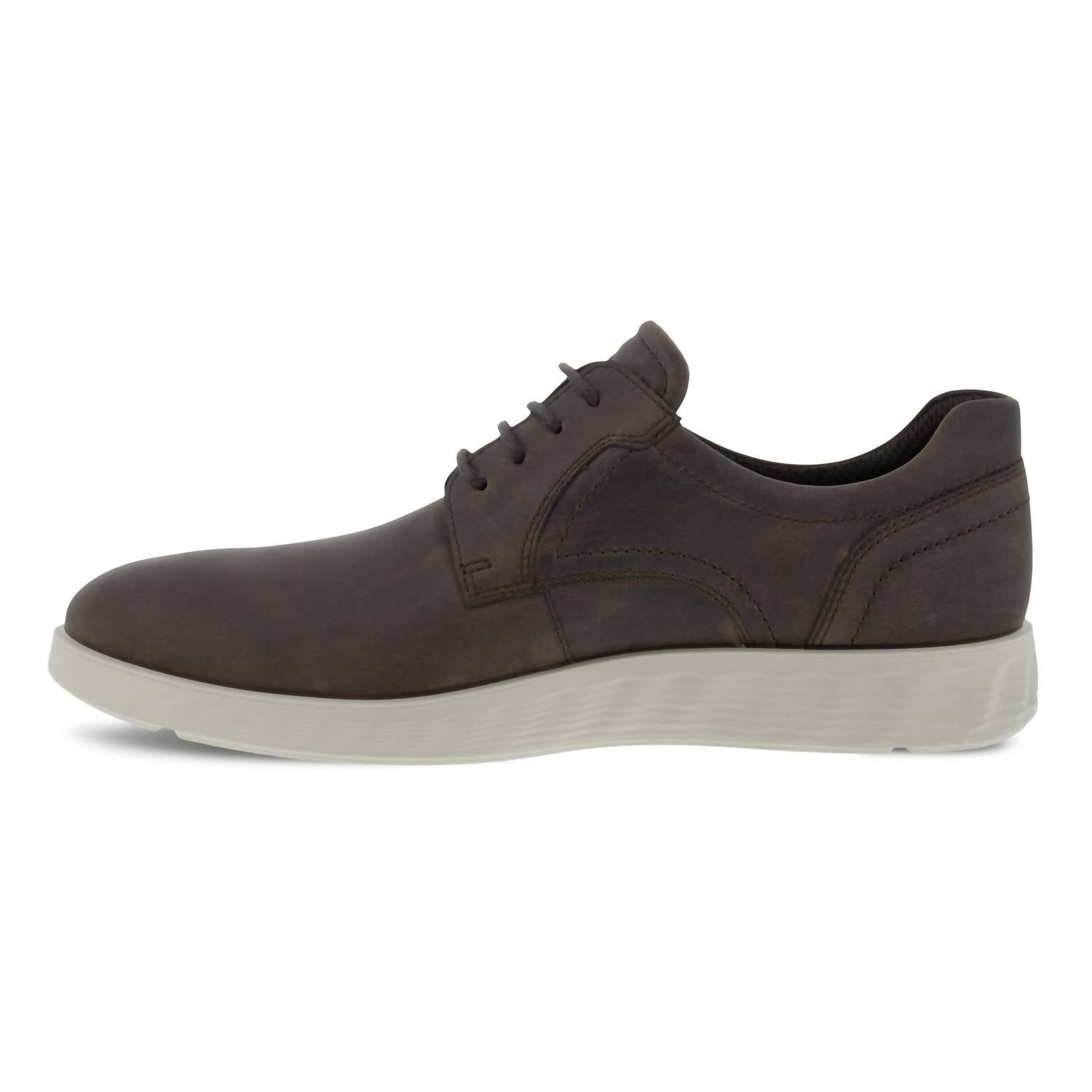ECCO Men's S Lite Hybrid Derby Shoes in coffee - men's shoe - detail view