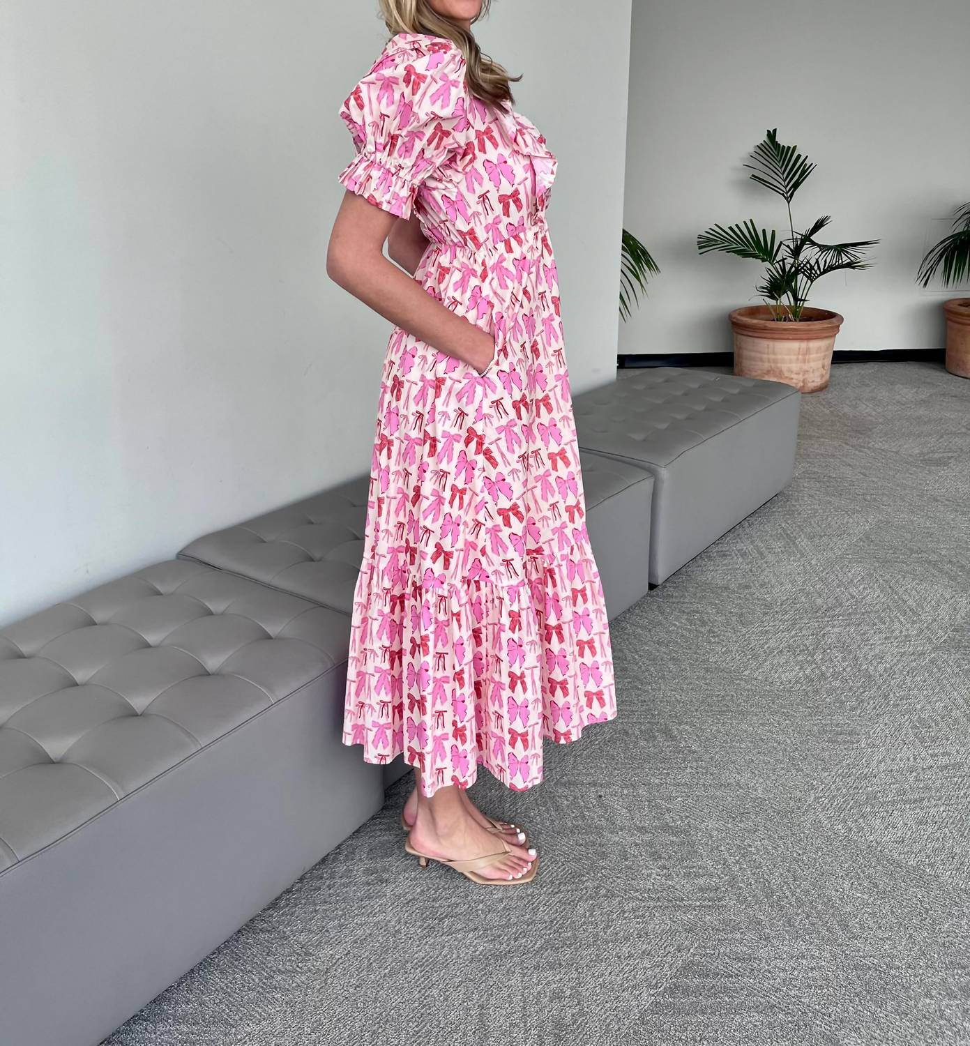Carole Christian - Women's Bow Maxi Dress