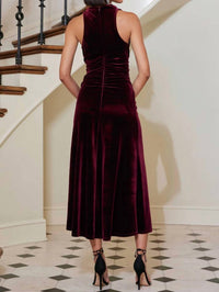 Bishop + Young - Elle Velvet Halter Dress