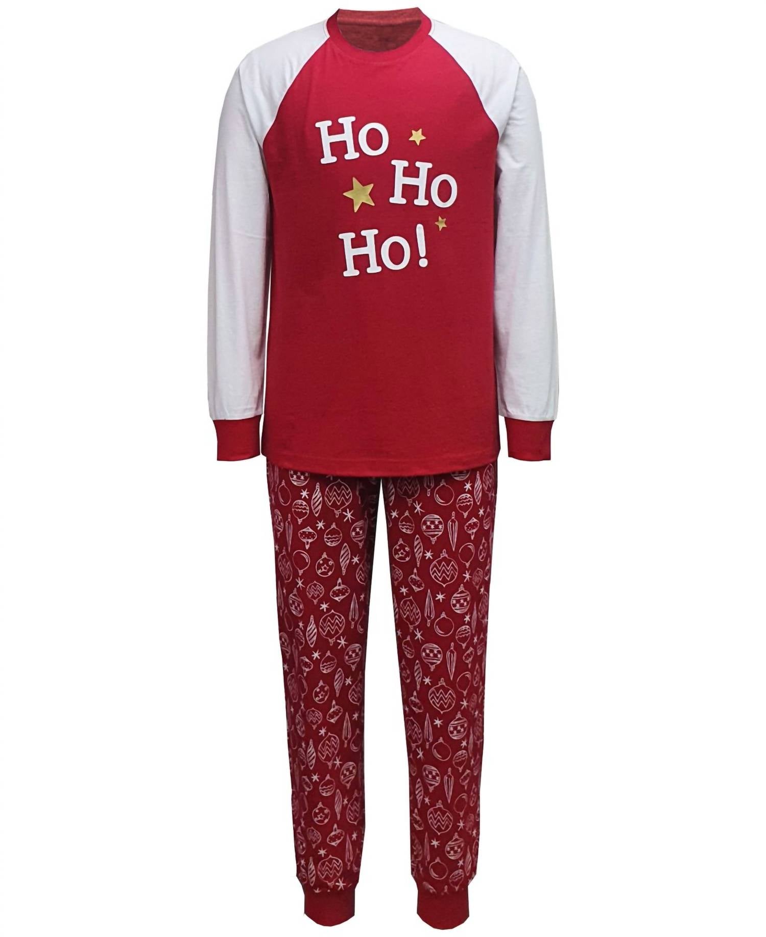 Family Pjs - Men's Matching Ornament Print Pajama Set