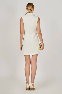 Endless Rose - Tweed Collared Mini Dress