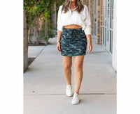 Julia Rose - Kai Camo Jogger Mini Skirt