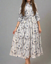 Harriet & Mary - Luxury Floral Print Midi Dress