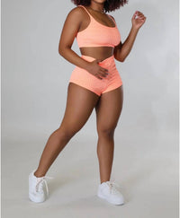 Hot & Delicious - Certified Hottie Stretchy Two Piece Lounge Short Set