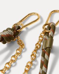 Veronica Beard Women's Paracord And Chain Bag Strap in cypress multi - women's item - detail view