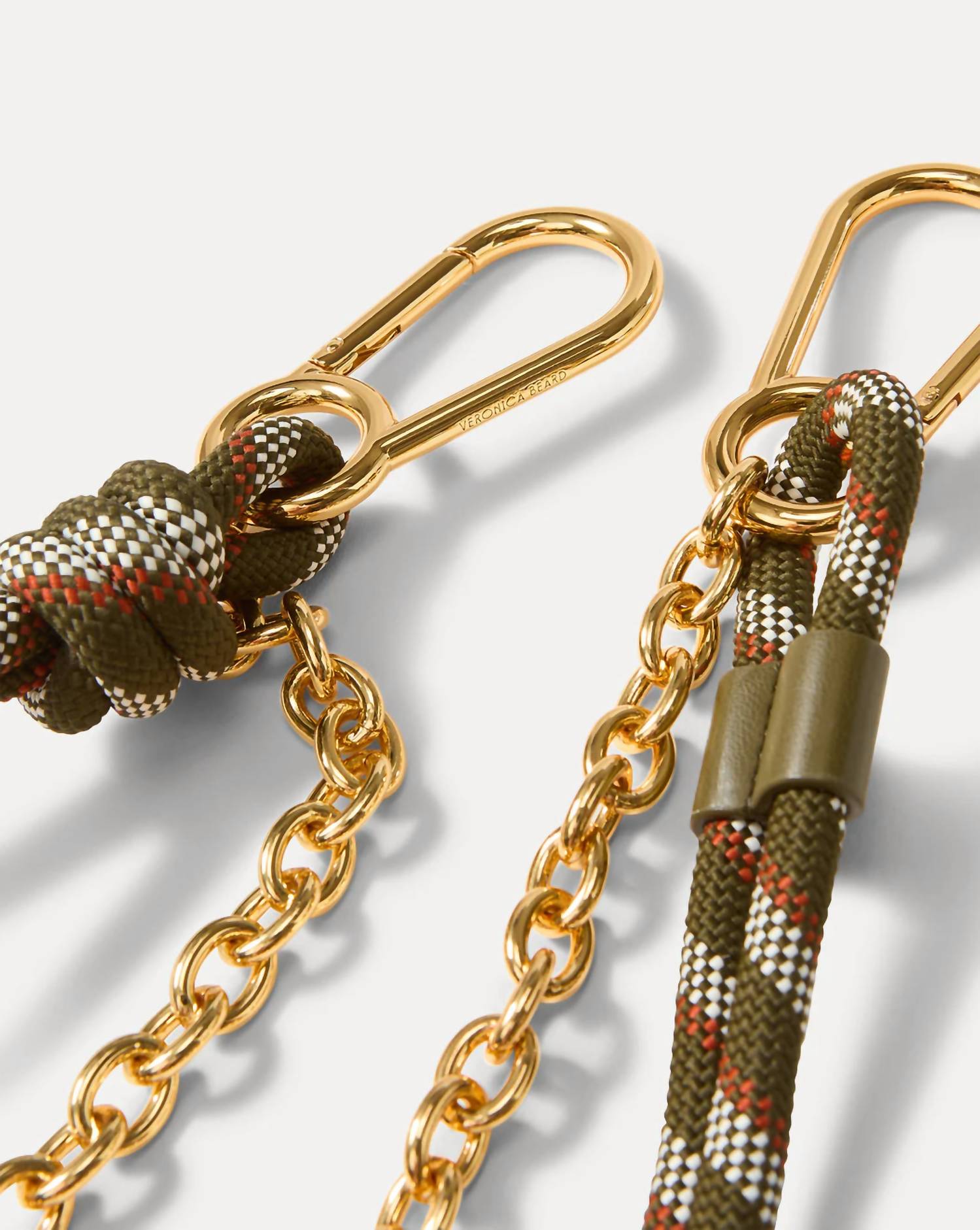 Veronica Beard Women's Paracord And Chain Bag Strap in cypress multi - women's item - detail view
