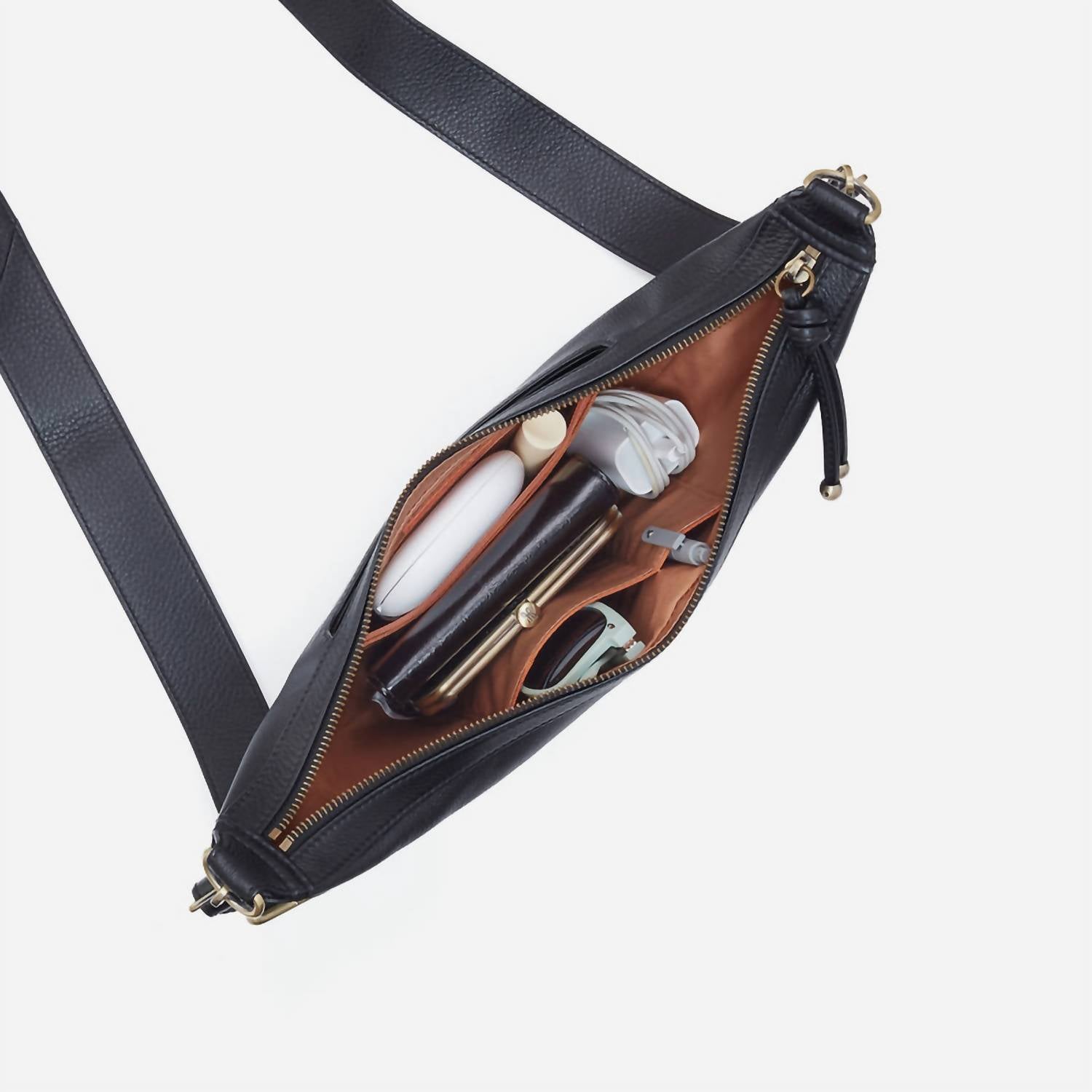 HOBO Women's Carmen Sling Bag in black - women's bag - alternate view