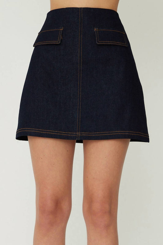 Js71 - Oxford Mini Skirt