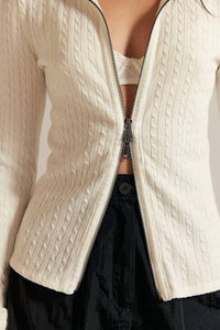 Free People - Brunch Girl Zip Up Jacket