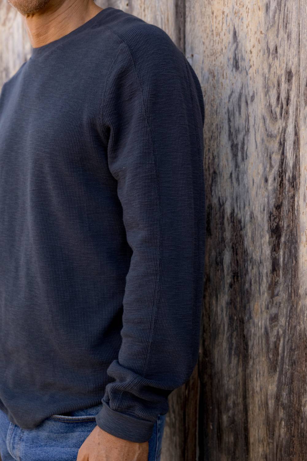Grayers - Clint Cotton Waffle Crewneck Tee