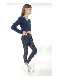Tractr - Pull On Ponte Mid Rise Pant