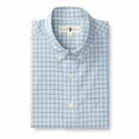 Duck Head - BRADLEY PLAID LONG SLEEVE PERFORMANCE POPLIN SPORT SHIRT