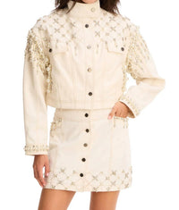 Allison New York - Women's Rhinestone Jacket