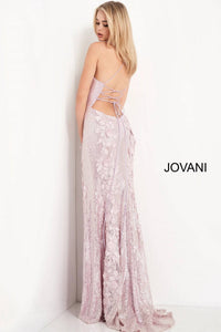 Jovani - Floral Sequin Dress