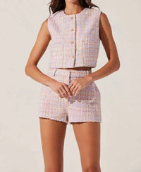 Astr - Wynn Tweed Vest