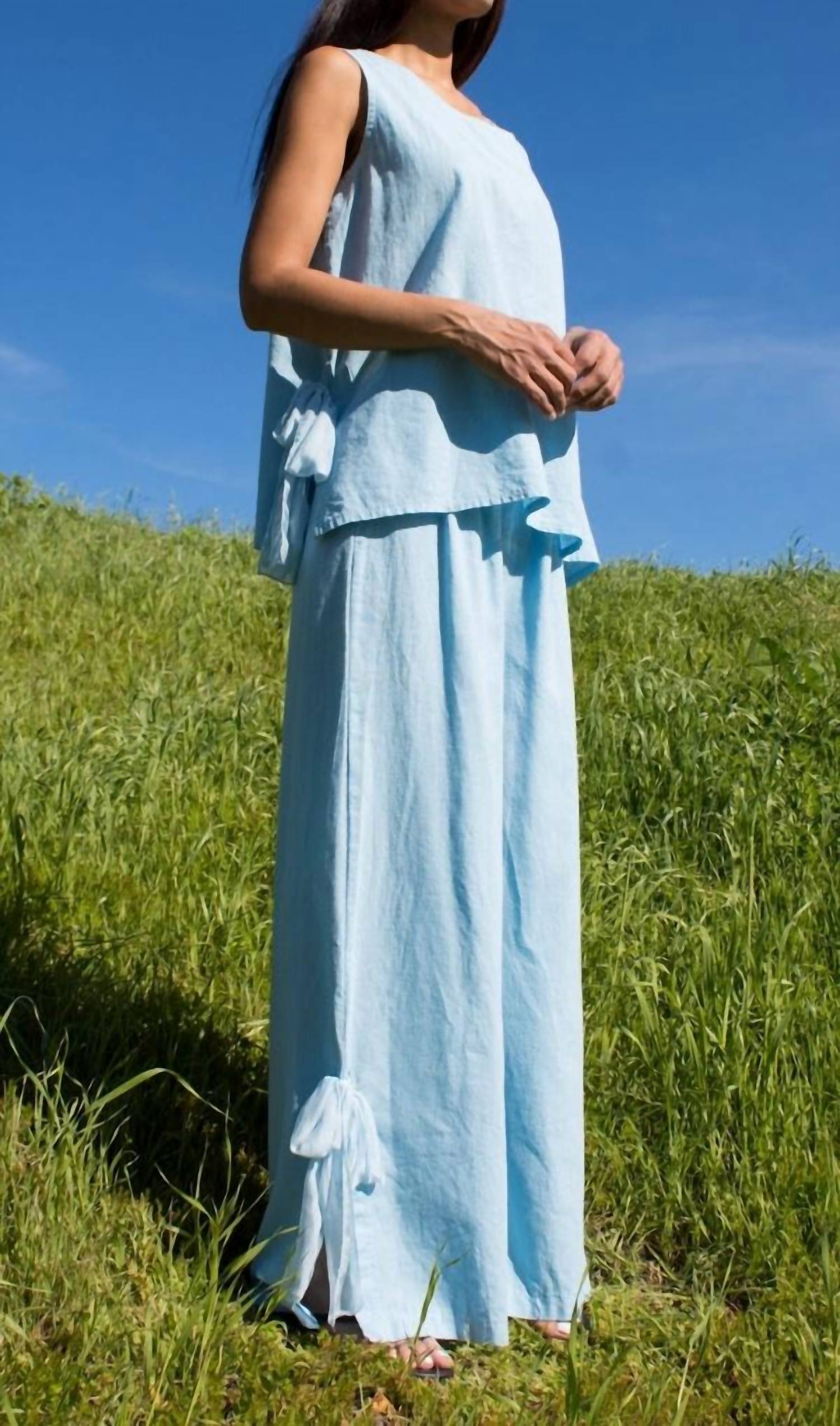 Gigi Moda - Fiocco Linen Pant