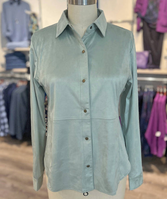 Elliott Lauren - Brittany vegan suede shirt