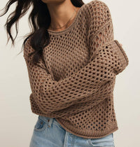 Z Supply - Women's Cala Shimmer Crochet Sweater