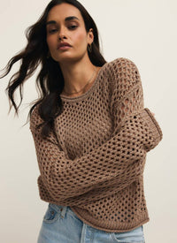 Z Supply - Cala Shimmer Crochet Sweater