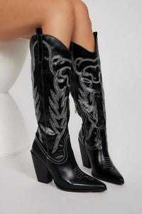 CCOCCI Women's Natalie Cowboy Boots in black - women's shoe - view 4