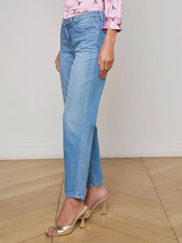 L'Agence - Nevia Slouchy Straight Leg Jeans
